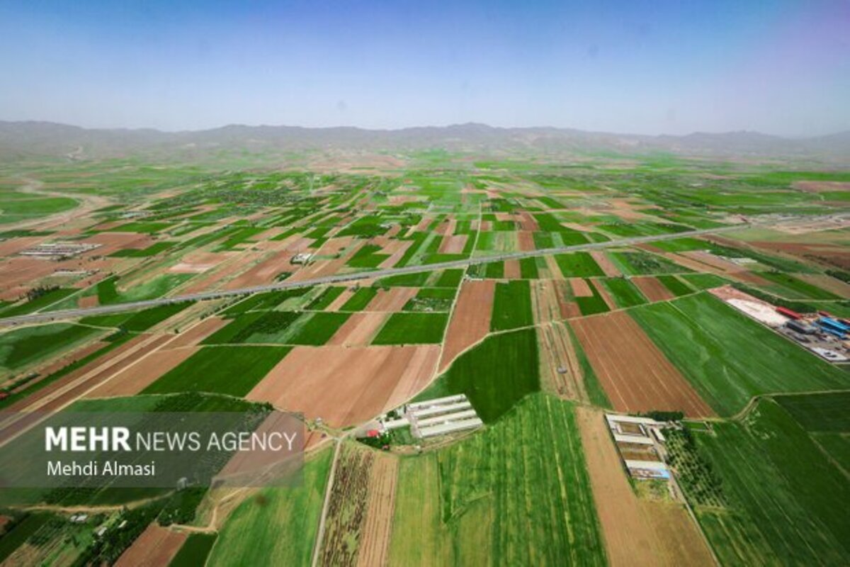 مزارع زنجان نگین سبز زمین