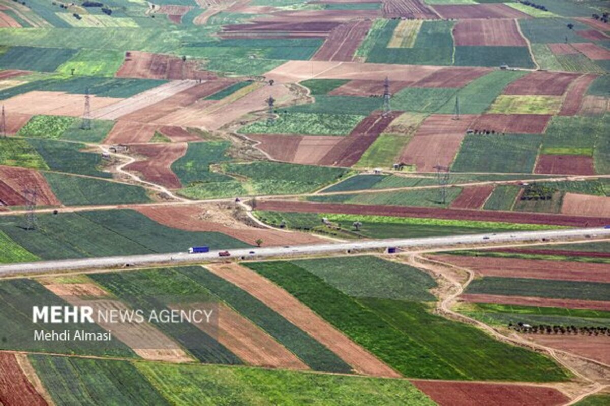 مزارع زنجان نگین سبز زمین