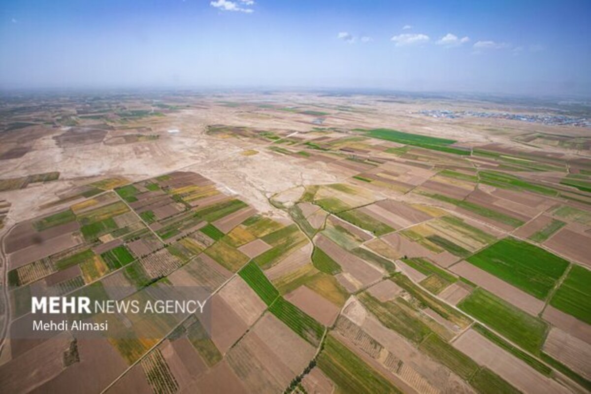 مزارع زنجان نگین سبز زمین