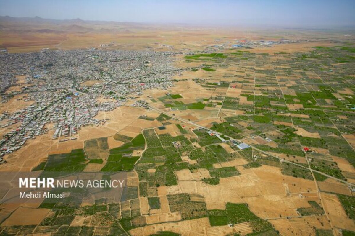 مزارع زنجان نگین سبز زمین