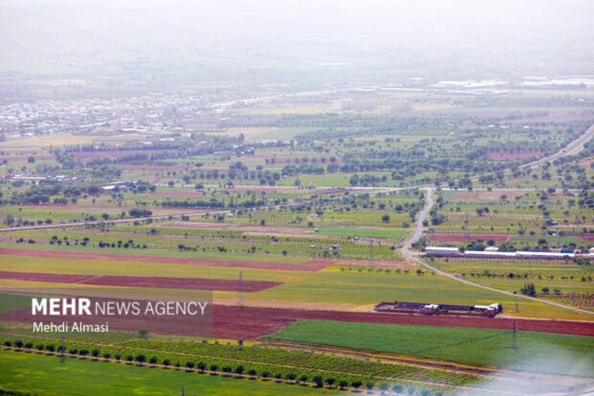 مزارع زنجان نگین سبز زمین