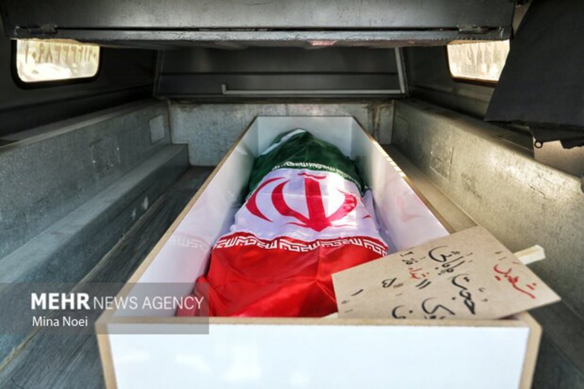 تشییع پیکر مطهر شهدای حملات اخیر اسرائیل در تبریز