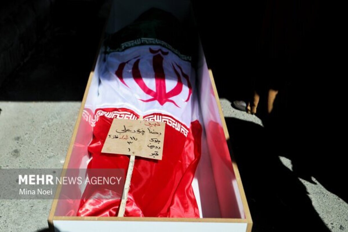 تشییع پیکر مطهر شهدای حملات اخیر اسرائیل در تبریز