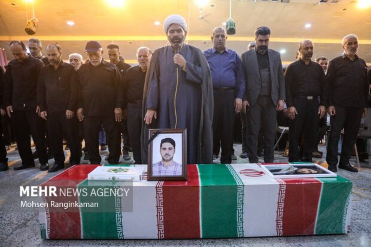 تشییع و تدفین پیکر شهدای حملات اسرائیل در تهران