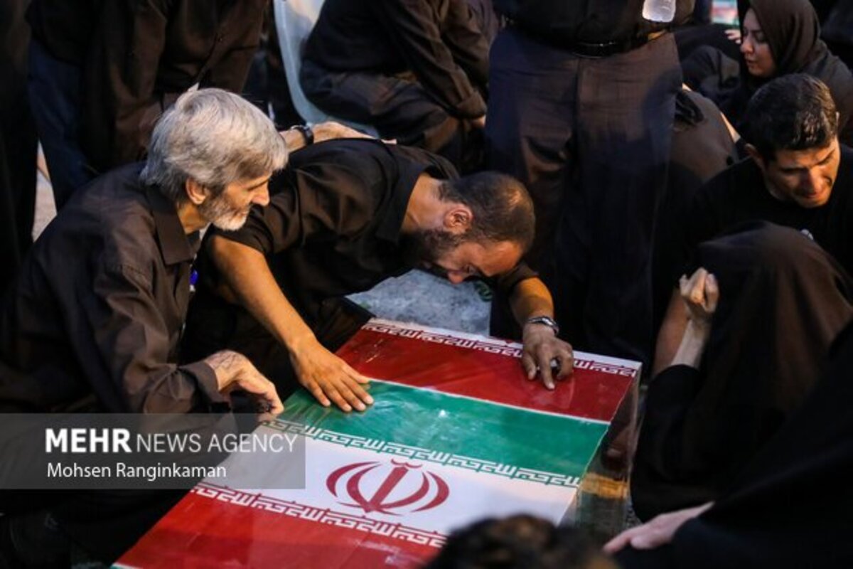 تشییع و تدفین پیکر شهدای حملات اسرائیل در تهران