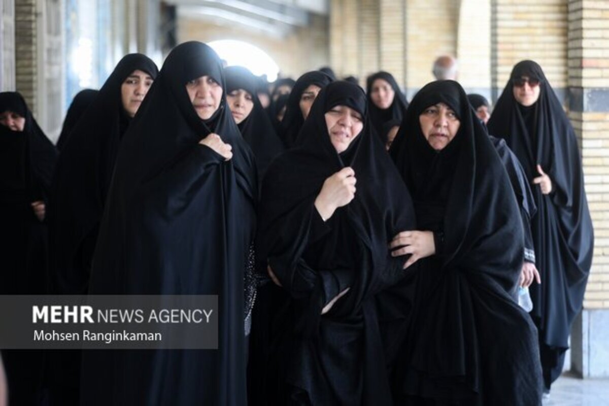 تشییع و تدفین پیکر شهدای حملات اسرائیل در تهران