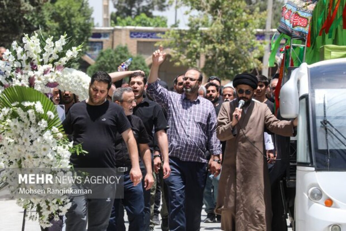 تشییع و تدفین پیکر شهدای حملات اسرائیل در تهران