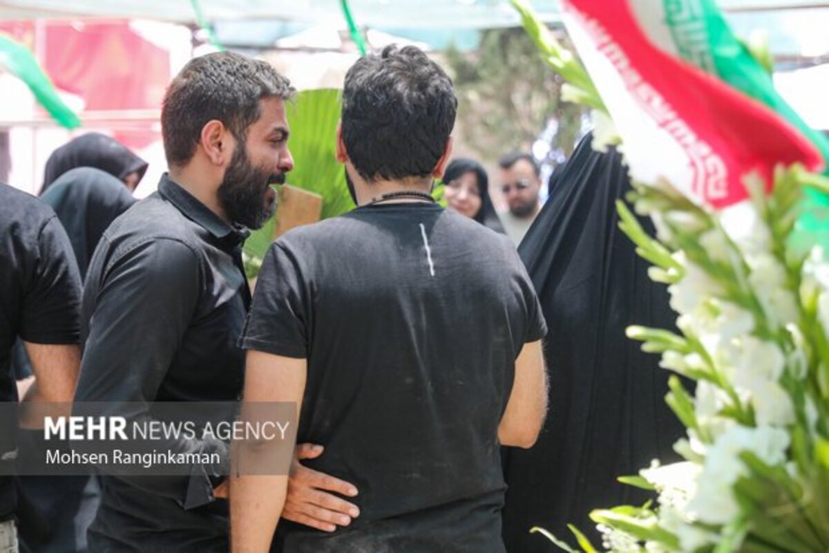 تشییع و تدفین پیکر شهدای حملات اسرائیل در تهران