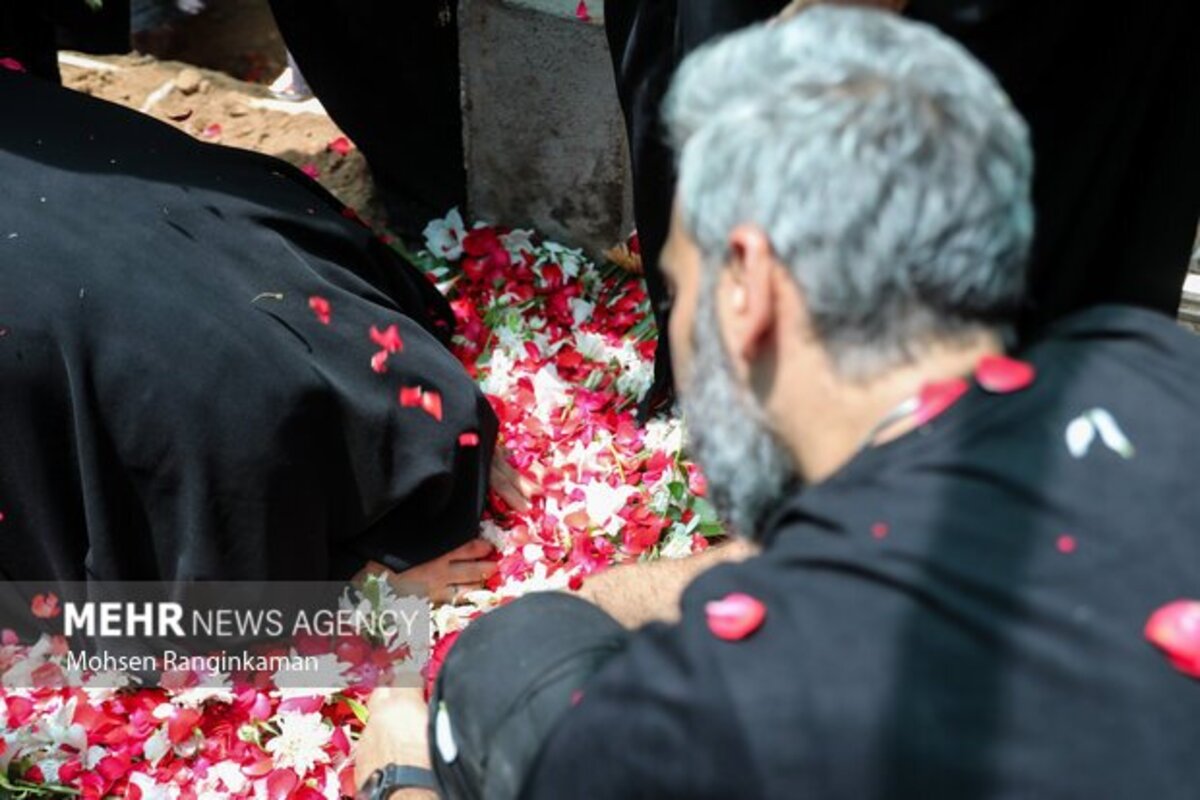 تشییع و تدفین پیکر شهدای حملات اسرائیل در تهران