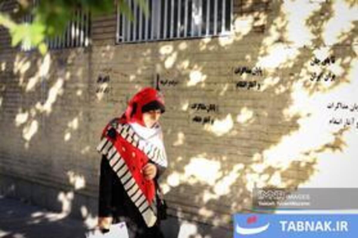 نقش اتحاد اقتدار و ایستادگی بر دیوار