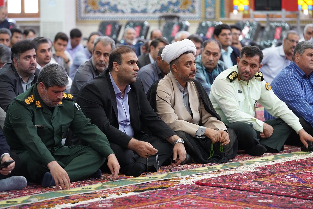 محکومیت جنایات اسراییل در نماز جمعه منطقه آزاد ارس