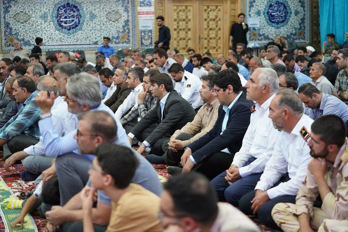 محکومیت جنایات اسراییل در نماز جمعه منطقه آزاد ارس