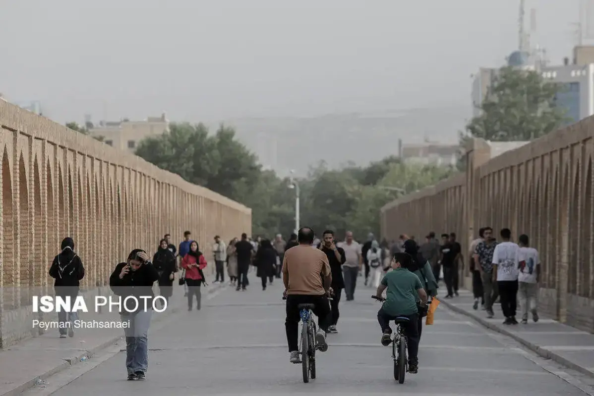 اصفهان در محاصره کانون‌های بحرانی گرد و غبار