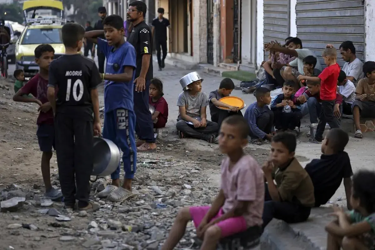 فلسطینی‌های گرسنه و ناامید در غزه