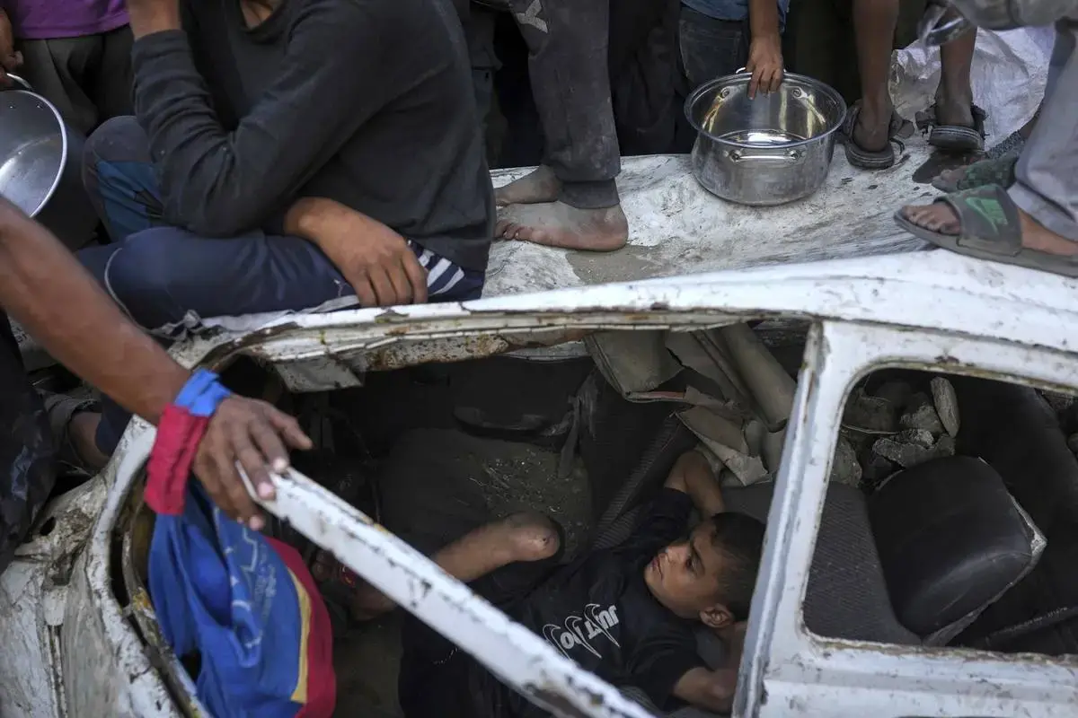 فلسطینی‌های گرسنه و ناامید در غزه