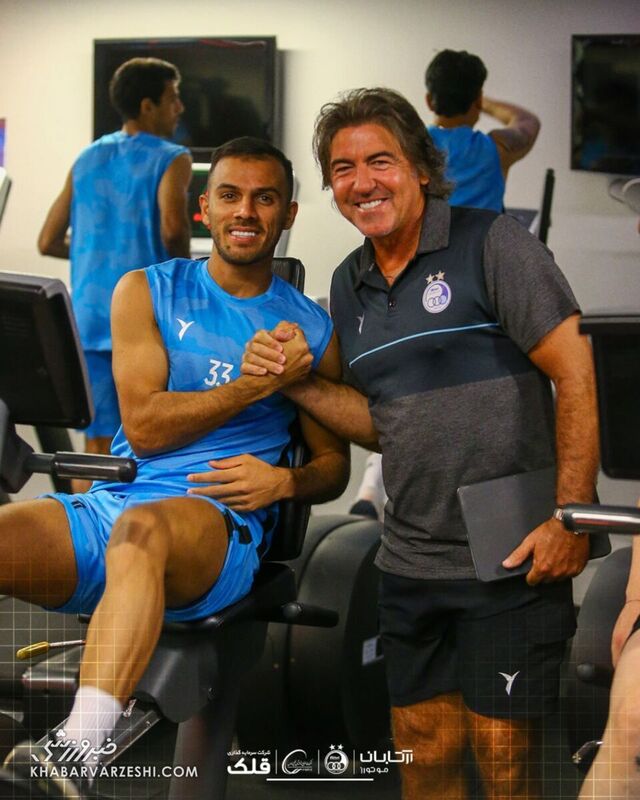 عکس/ استقلالی ها در ترکیه وزنه زدند 