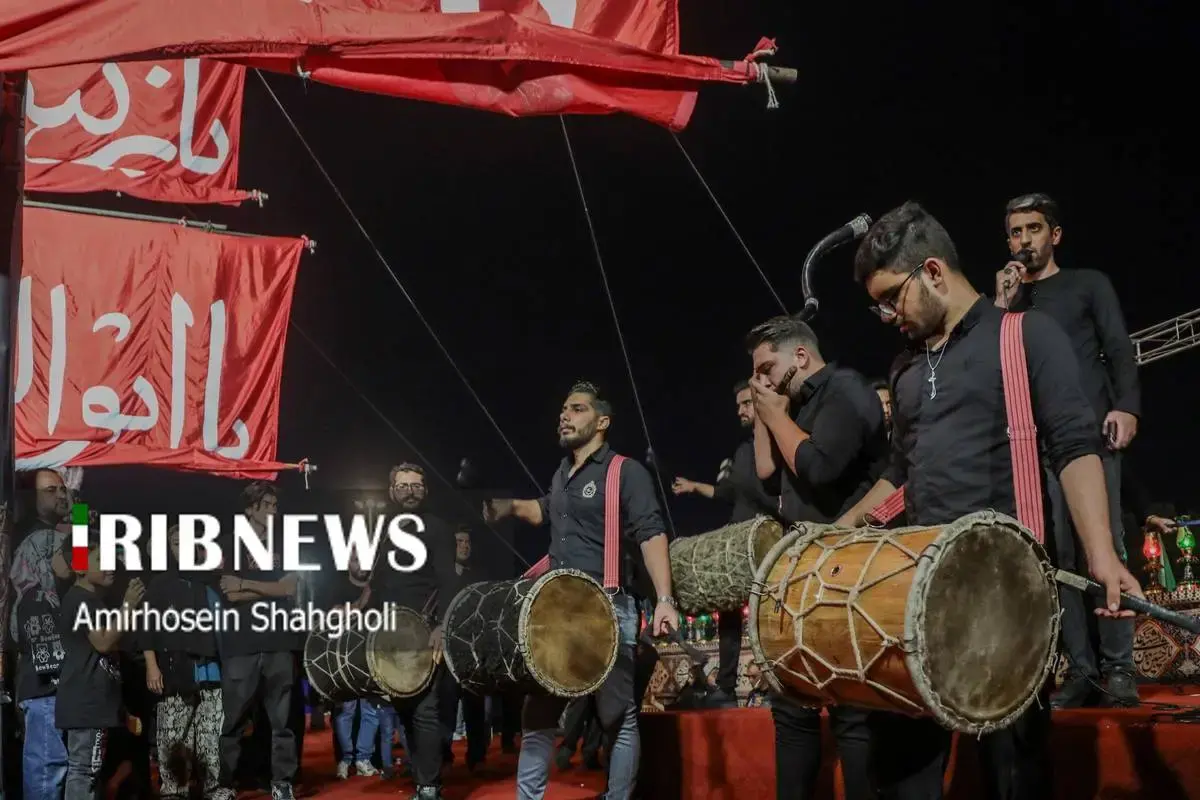 رویداد آیینی محرم شهر در میدان آزادی
