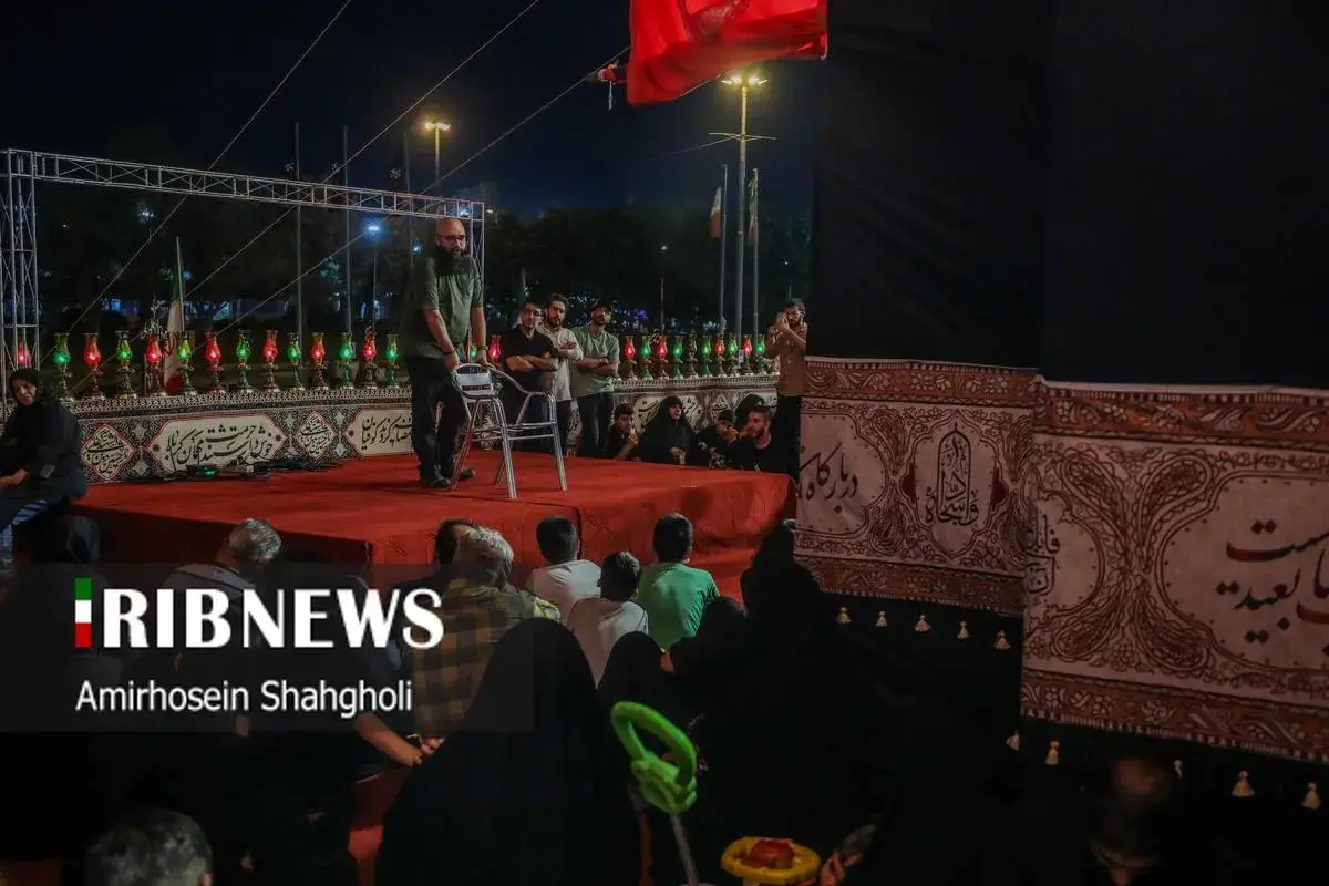 رویداد آیینی محرم شهر در میدان آزادی