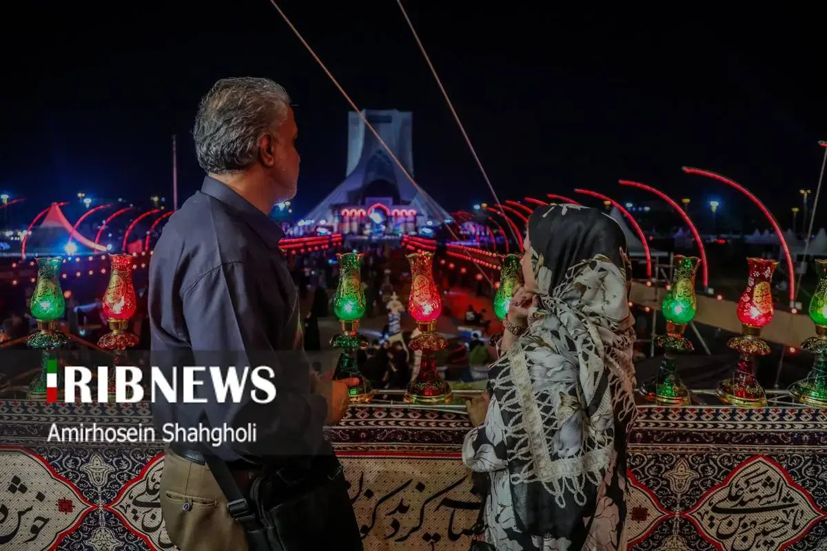 رویداد آیینی محرم شهر در میدان آزادی