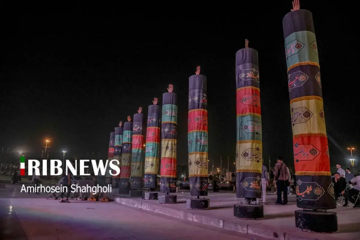 رویداد آیینی محرم شهر در میدان آزادی