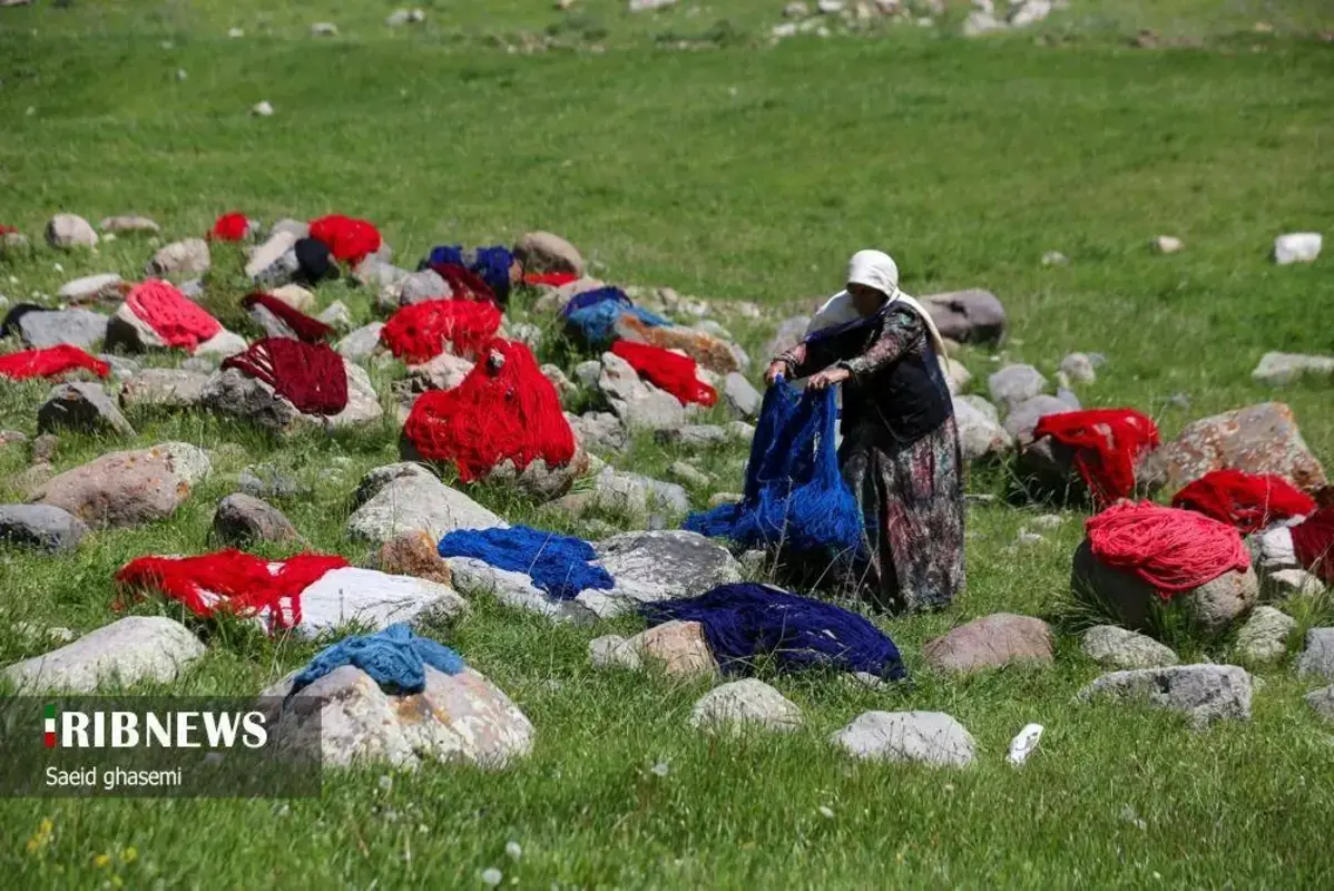 پشم شویی سنت کهن عشایر ارسباران