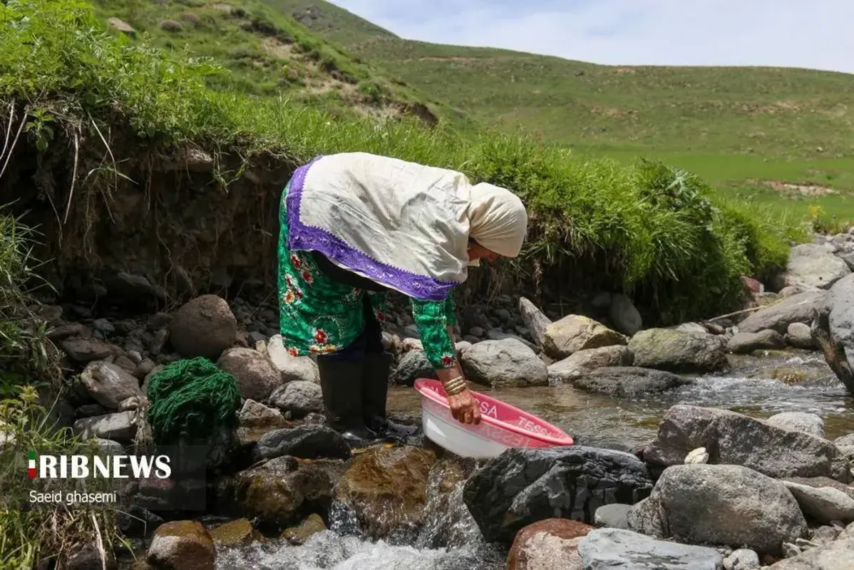 پشم شویی سنت کهن عشایر ارسباران