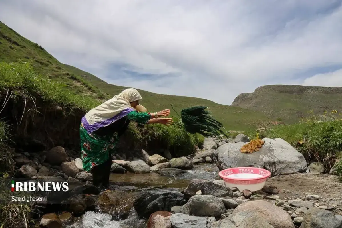 پشم شویی سنت کهن عشایر ارسباران