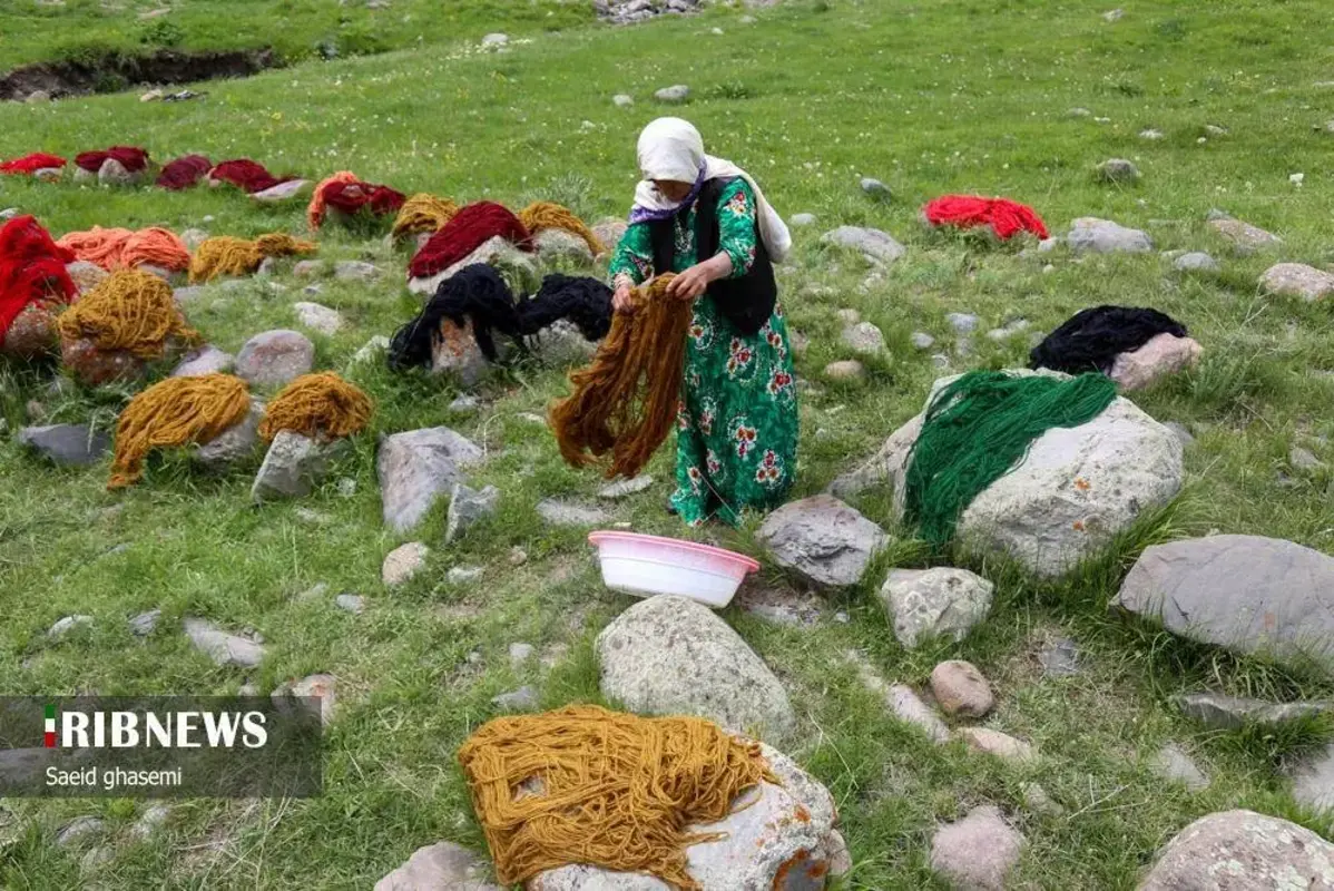 پشم شویی سنت کهن عشایر ارسباران