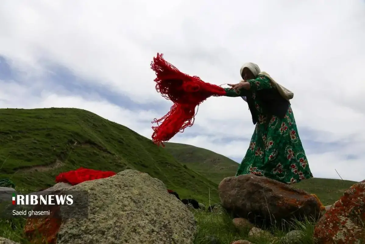 پشم شویی سنت کهن عشایر ارسباران