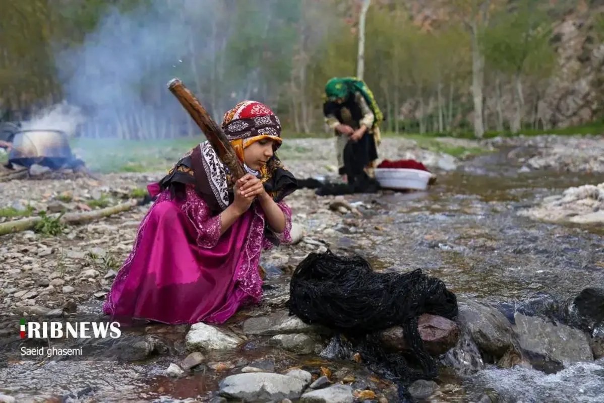 پشم شویی سنت کهن عشایر ارسباران