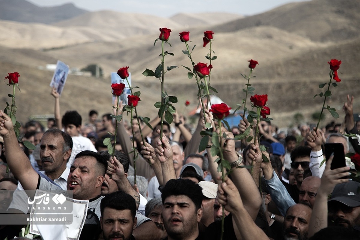 تشییع پیکر فداکار محیط زیست