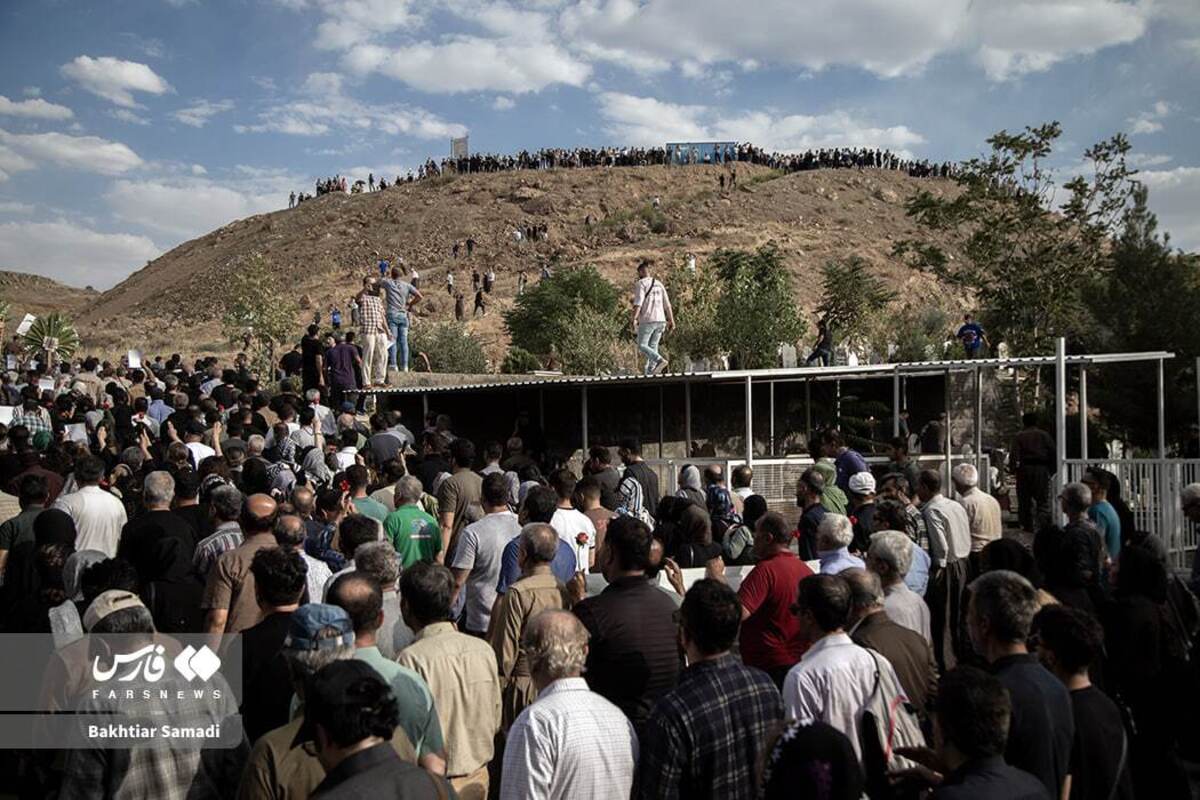 تشییع پیکر فداکار محیط زیست