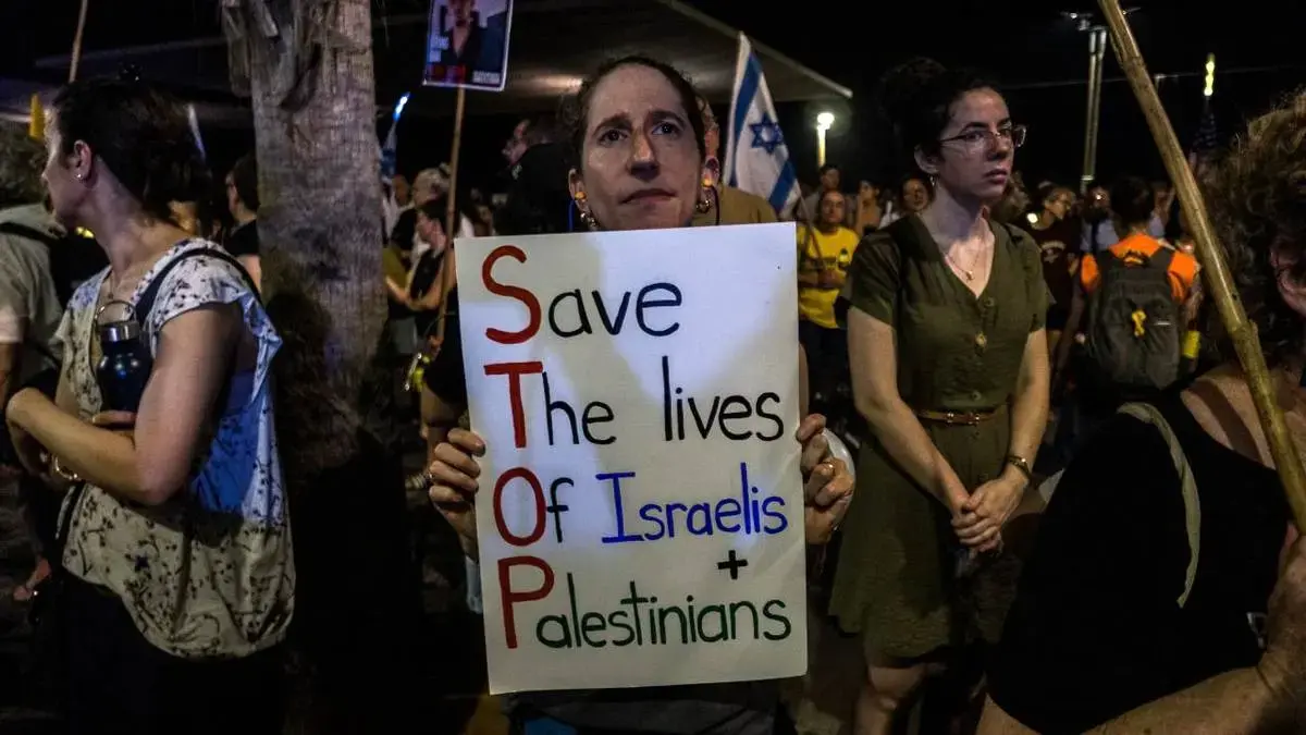 تجمع هزاران نفر علیه نتانیاهو در تل‌آویو