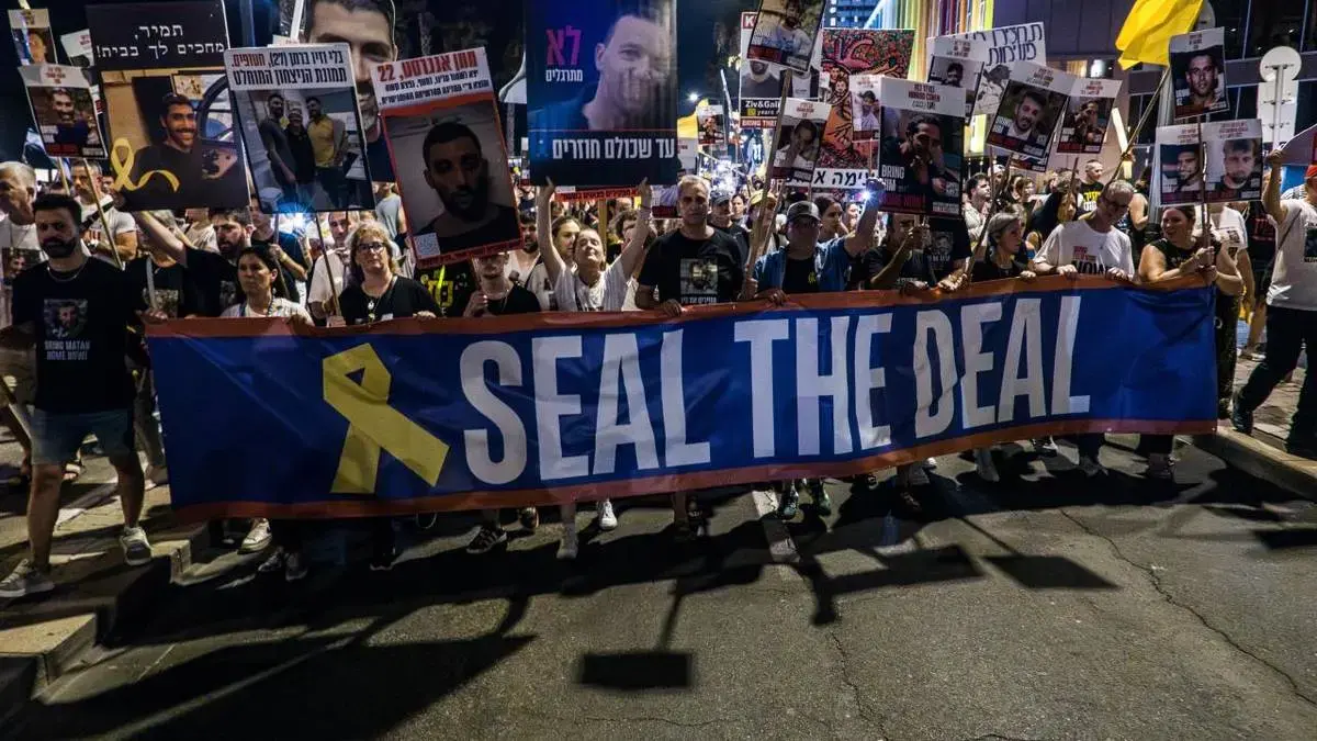 تجمع هزاران نفر علیه نتانیاهو در تل‌آویو