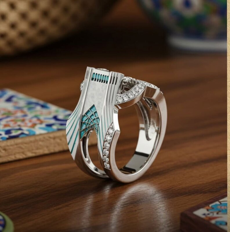 جواهرات بی نظیر طراحی شده با الهام از برج آزادی