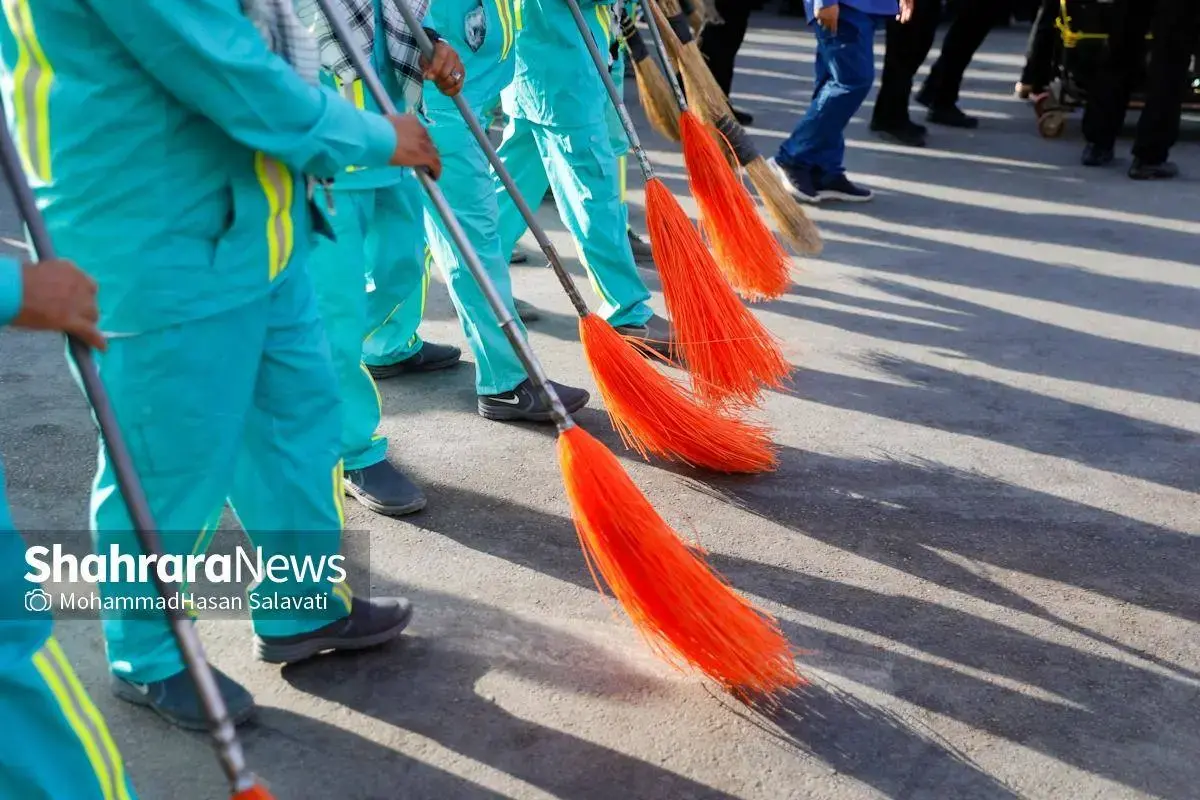 حال و هوای پاکبانان مشهدی در نجف اشرف