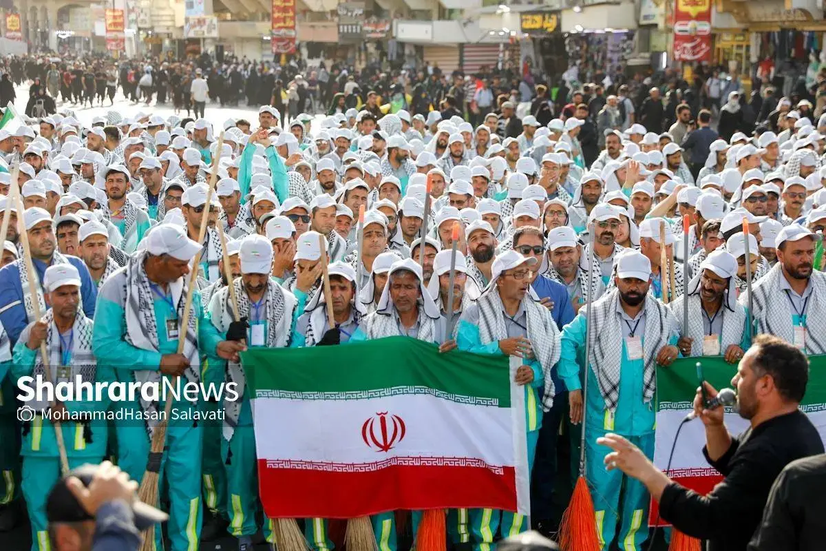 حال و هوای پاکبانان مشهدی در نجف اشرف