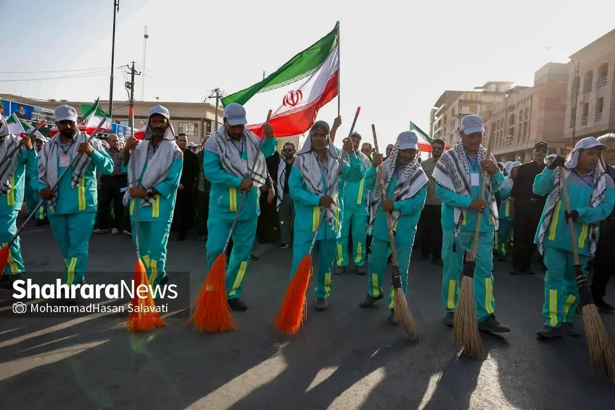 حال و هوای پاکبانان مشهدی در نجف اشرف