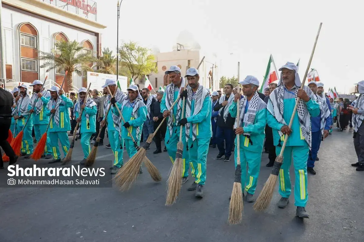 حال و هوای پاکبانان مشهدی در نجف اشرف
