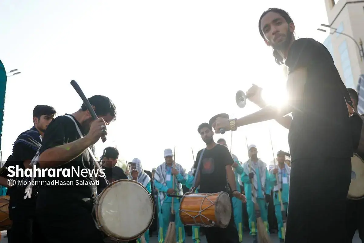 حال و هوای پاکبانان مشهدی در نجف اشرف