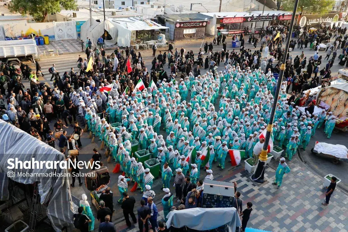 حال و هوای پاکبانان مشهدی در نجف اشرف