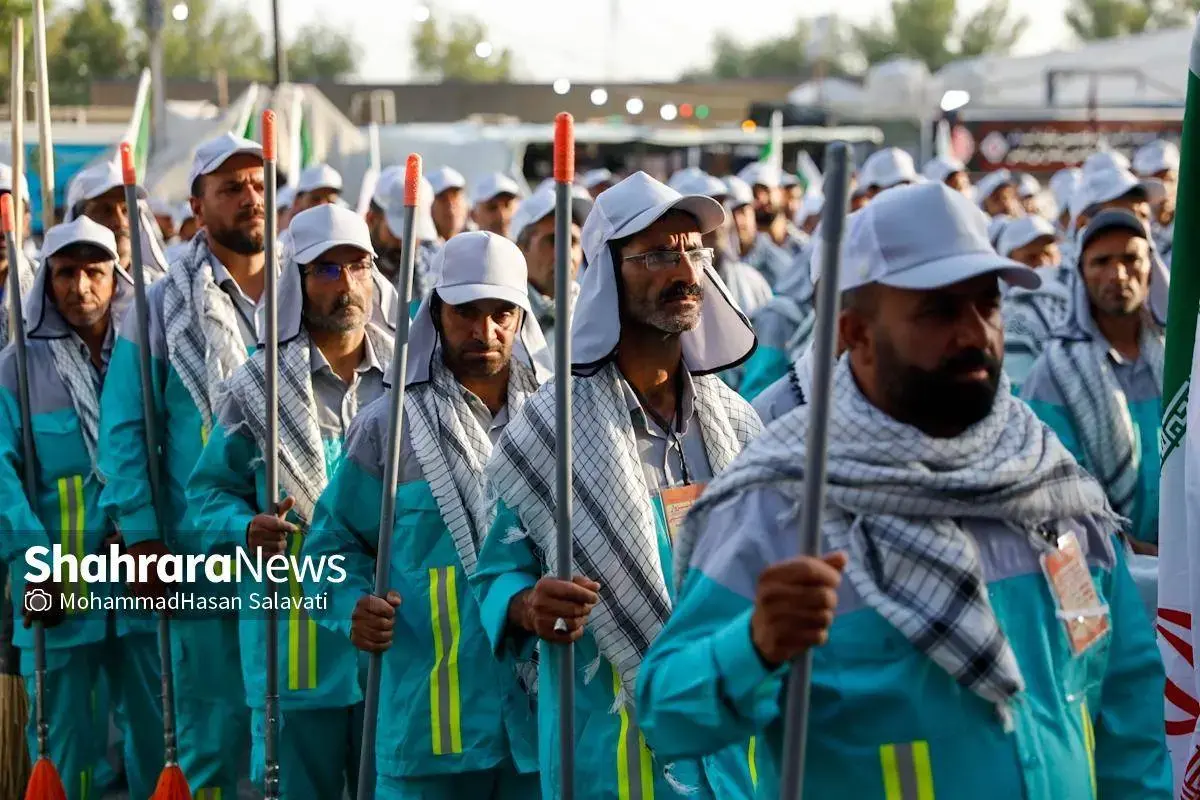 حال و هوای پاکبانان مشهدی در نجف اشرف