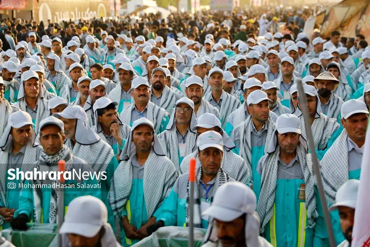 حال و هوای پاکبانان مشهدی در نجف اشرف