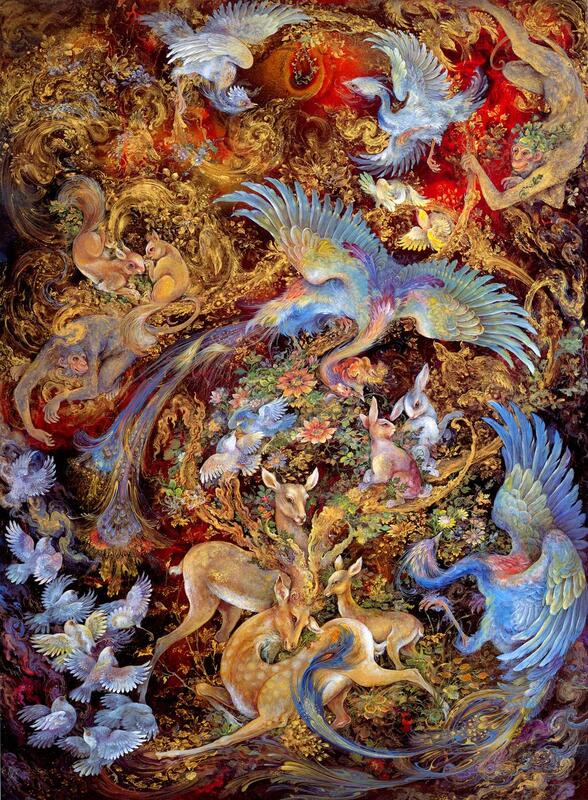 مروری بر آثار شگفت انگیز استاد فرشچیان