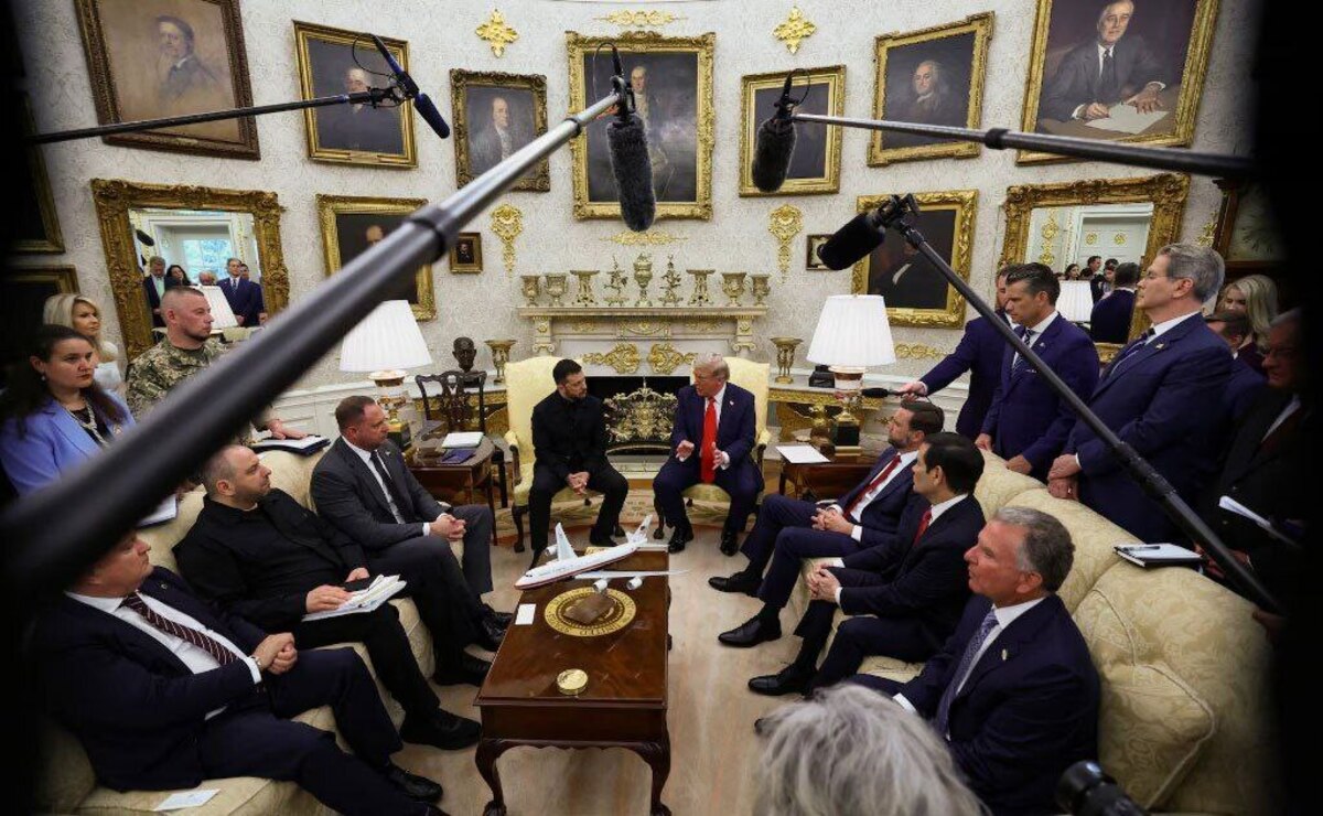 گردهمایی رهبران اروپایی و اوکراین در کاخ سفید