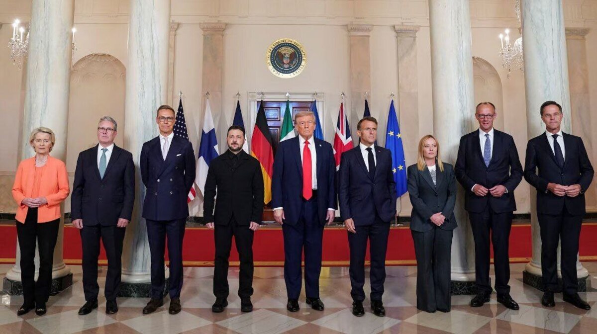 گردهمایی رهبران اروپایی و اوکراین در کاخ سفید