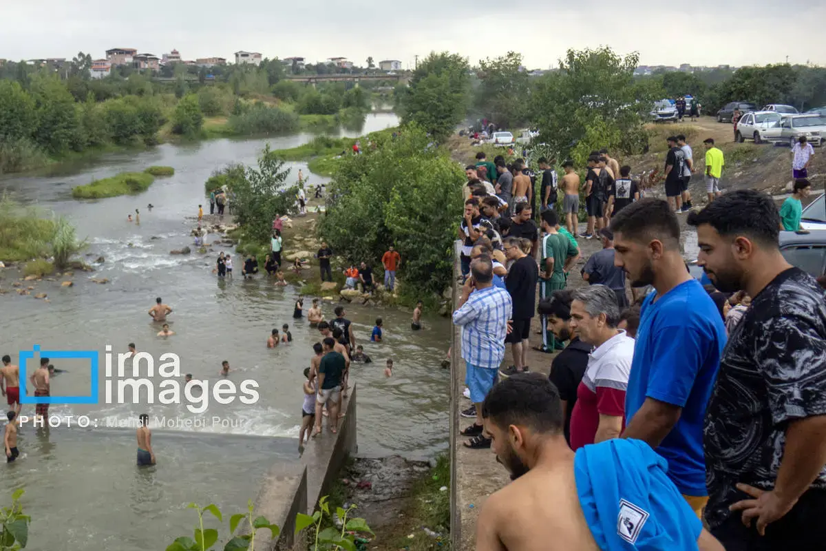 خنکای آب‌تنی در گرمای تابستان