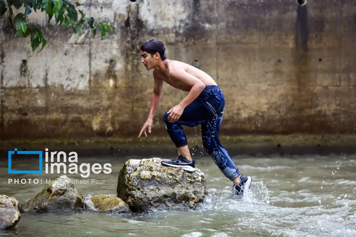 خنکای آب‌تنی در گرمای تابستان