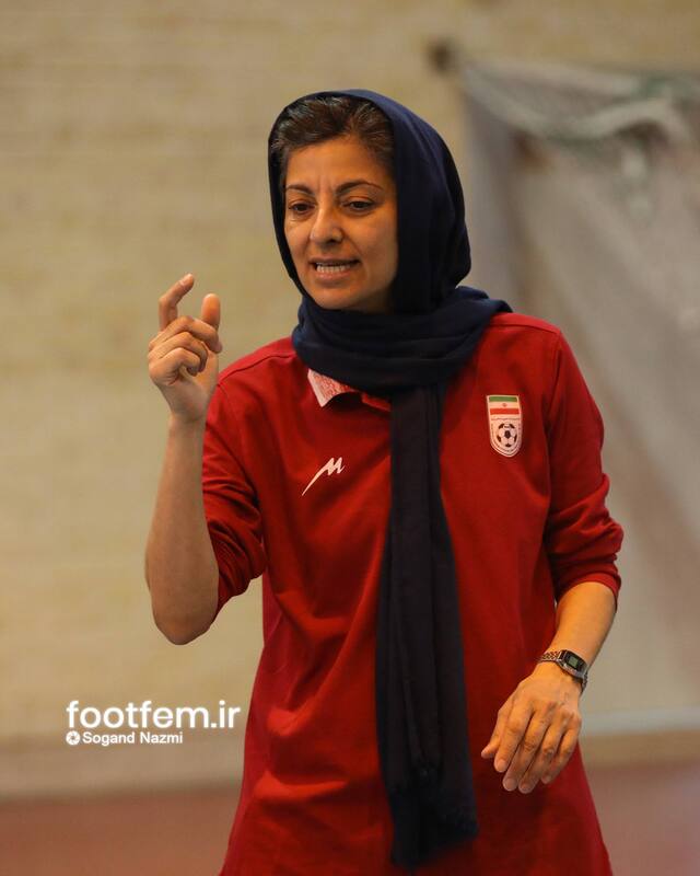 تمرین تیم ملی فوتسال زنان ایران