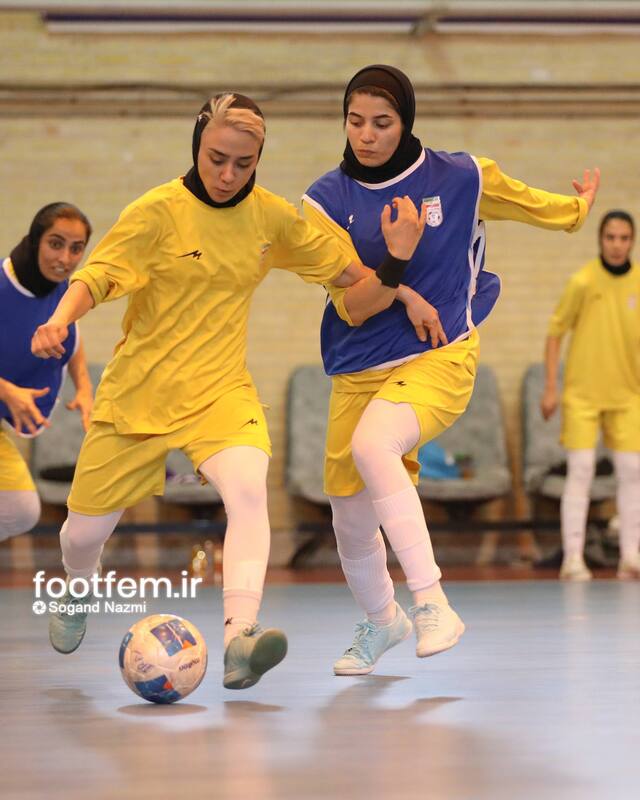 تمرین تیم ملی فوتسال زنان ایران